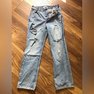 Dynamite straight leg jeans, size 27
